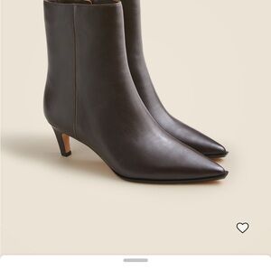 J. Crew Espresso Heeled Boots